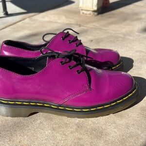 Doc Martens CUTE Purple Patent PASCALE 10084 AW004 Women’s Sz 8 RARE